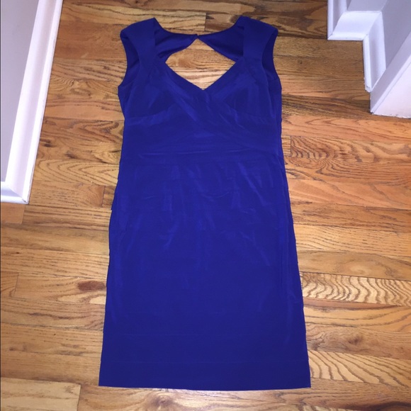 Blue cocktail dress