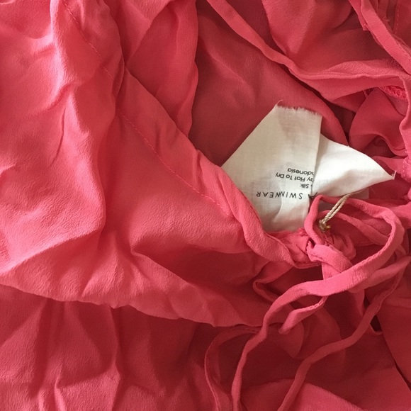 Acacia Silk Hana Maxi Dress in dragonfruit - Picture 3 of 3