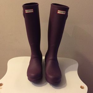 Purple Hunter Rain Boots