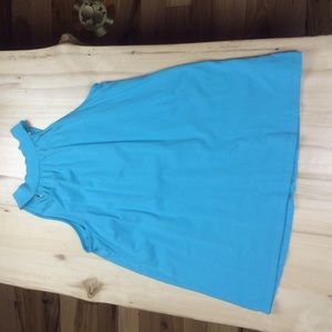 Divided High Neck Blouse