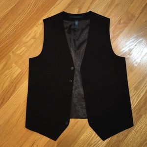 Perry Ellis Black Vest