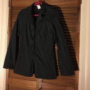 E.C. Star pinstripe blazer