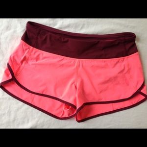 Lululemon Run Speed Shorts Size 6 Almost New