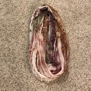 Tie dye infinity scarf