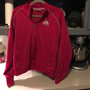 OSU Ohio State Buckeyes track jacket zip up