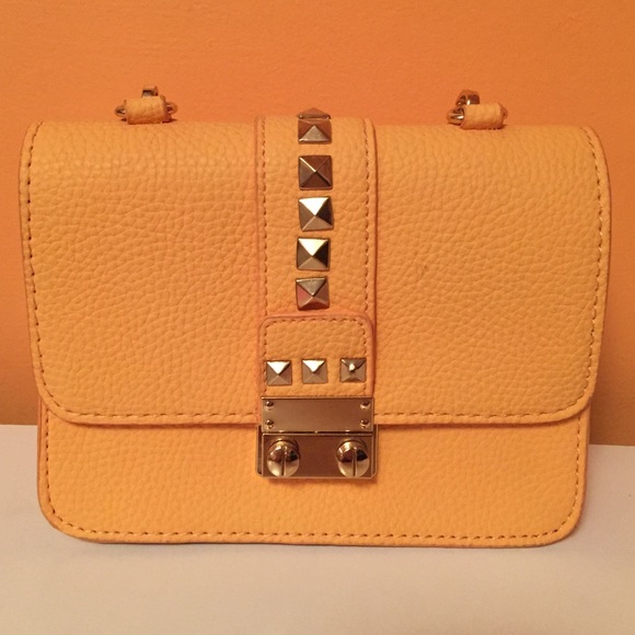 Small Orange Over-shoulder Purse