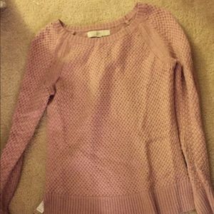 Light purple long sleeve sweater