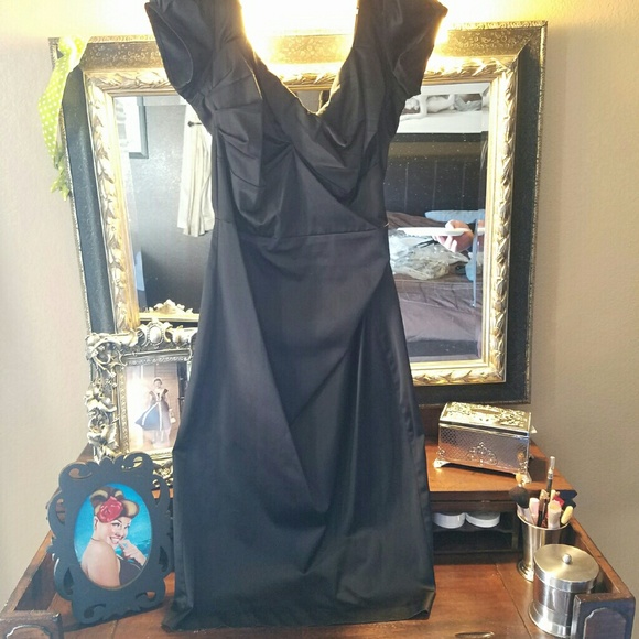 Stop Staring Retro Black Dress