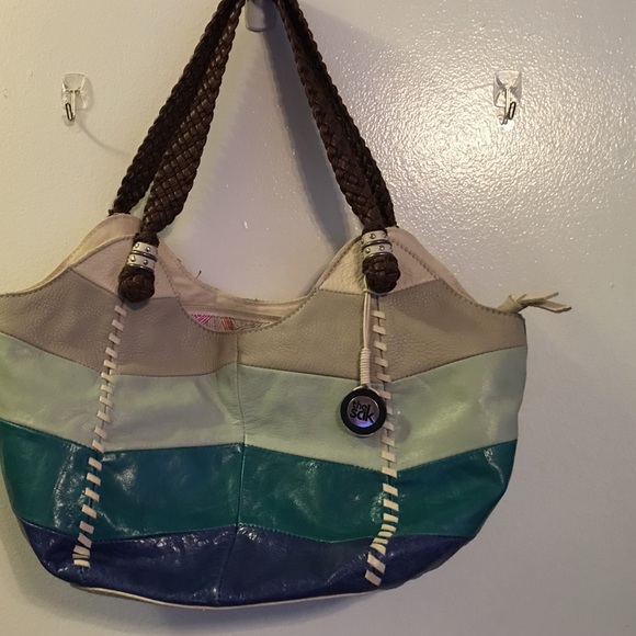 Blue multi colored The Sak handbag
