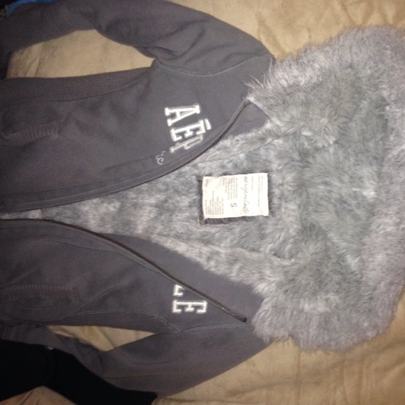 Aeropostale fur hoodie