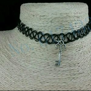 Stretch Tattoo Choker Necklace Gothic Punk Grunge