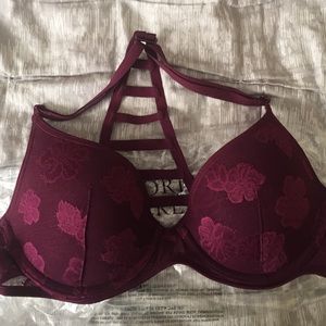 PINK racer back bra