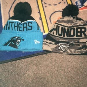 Hats 30 for both panther 20 old thunder 20