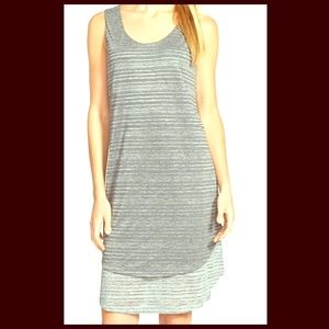 Pleione brand dress, grey, layered