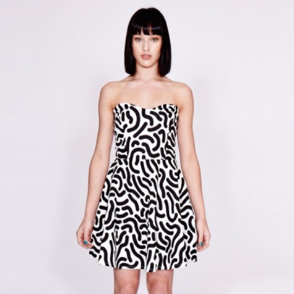 Lazy Oaf Dresses & Skirts - Abstract Print Dress