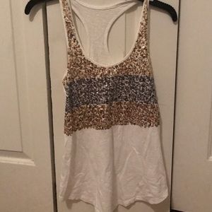 Glittery tank top