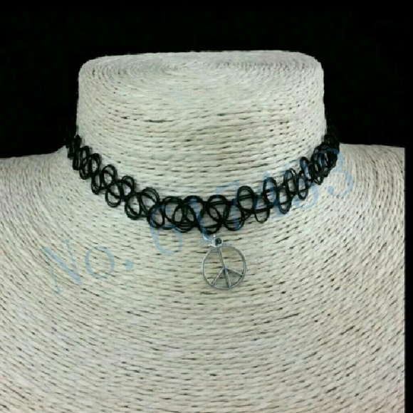Jewelry - Stretch Tattoo Choker Necklace Gothic Punk Grunge