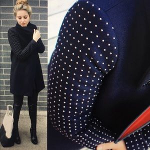 Zara Studded Coat/Jacket Size S