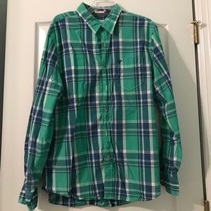 American Eagle men's long sleeve button up XL