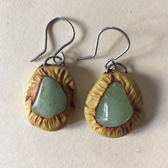 Aventurine Clay Earrings