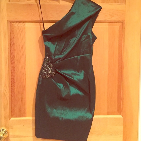 STUNNING Green Cocktail Dress, size 4p