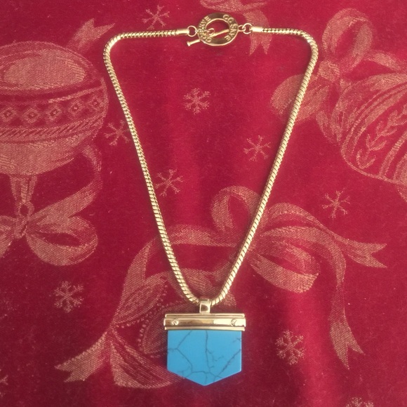 CC Skye Turquoise Pendant Necklace