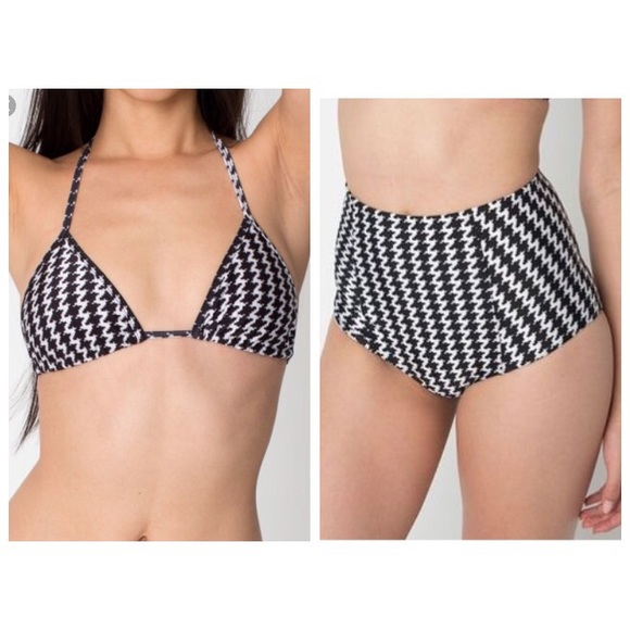 American Apparel Other - American apparel high waist houndstooth bikini M