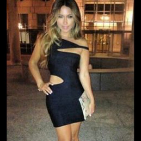 🔥Sale🔥Black Cut Out Bandage Dress