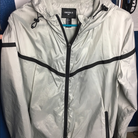 Silver Windbreaker