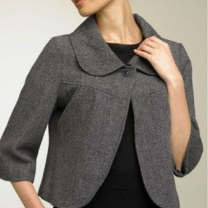 Mac & Jac gray bolero style blazer