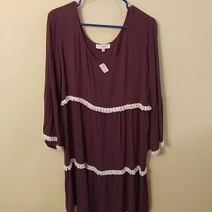 Brown umgee boutique dress