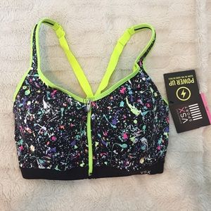 Splattered Victoria's Secret Knockout Sports Bra