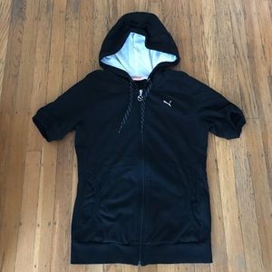 Puma Short Sleeve Zip Hoodie