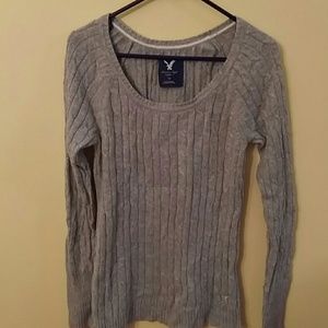 Grey American eagle sweater