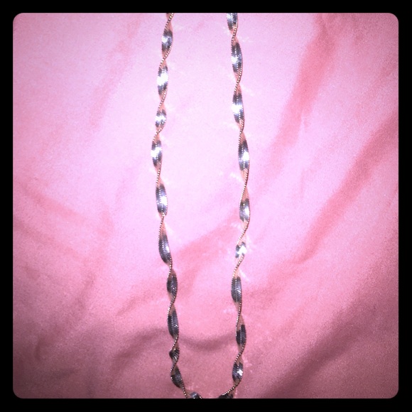 Sterling silver twisted herringbone