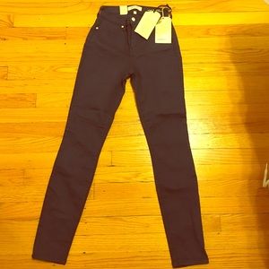 Blue High Waisted Pant