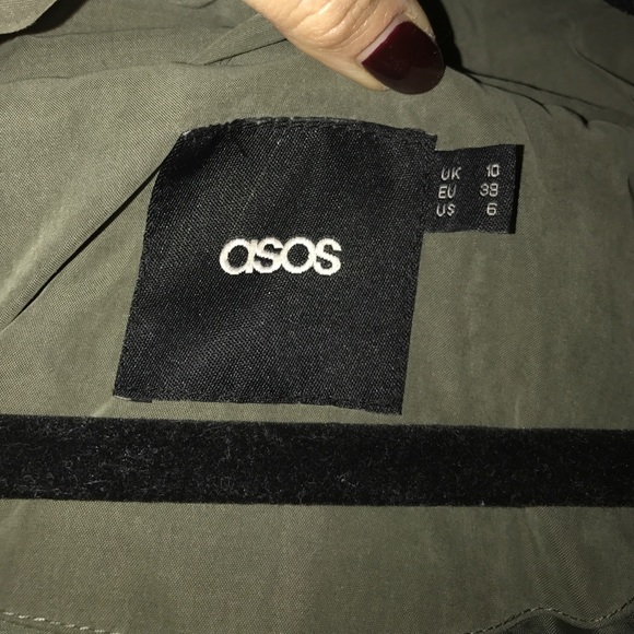 ASOS utility military soft jacket