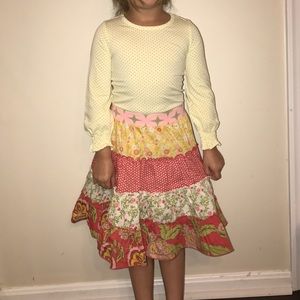 Matilda Jane shirt and skirt set
