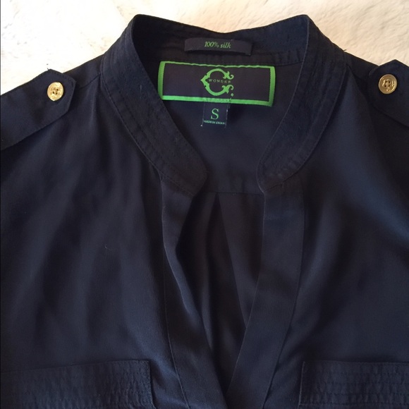 C. Wonder Silk Button Down Shirt