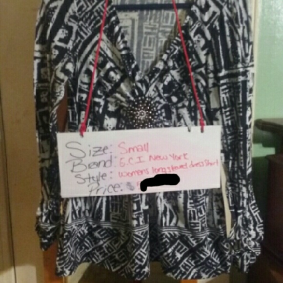 Long sleeved blouse