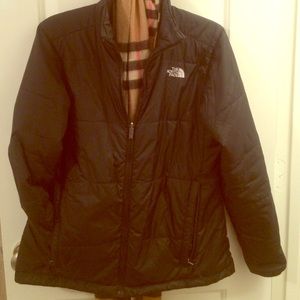 Black The North Face jacket sz. L