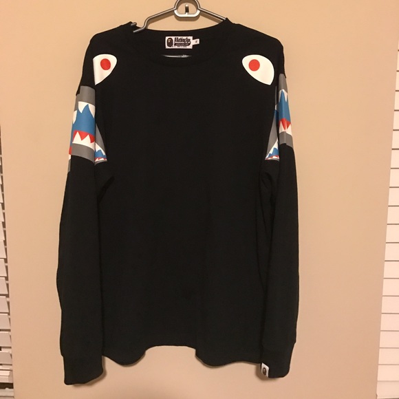Bape shark face L/S