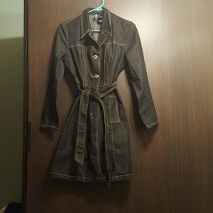 Bisou Bisou dark denim dress jacket