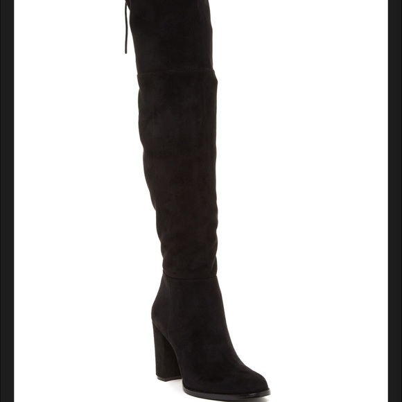 NWT, in box, over the knee black suede boots! - Picture 2 of 4