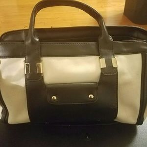 Black and White Satchel