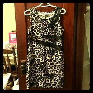 Leopard print dress