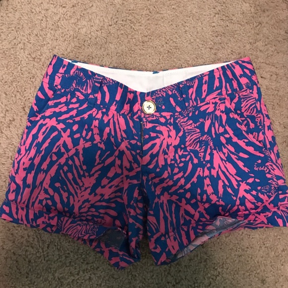 NWOT Lilly Pulitzer Callahan Shorts Sz0!!