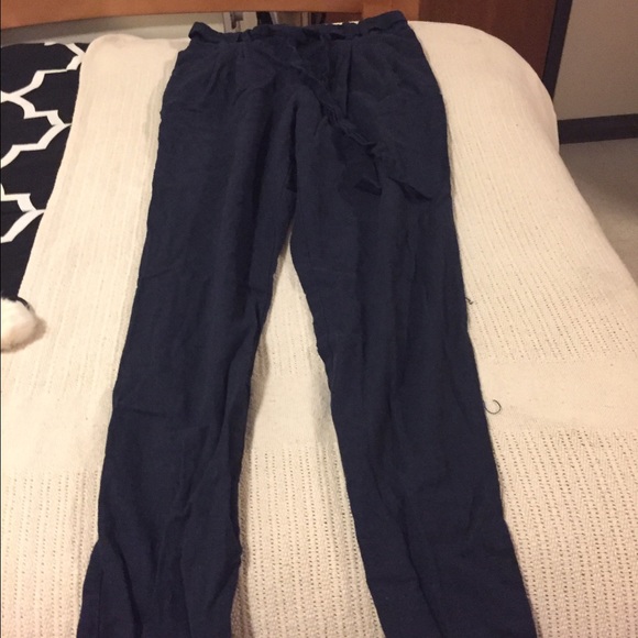 Boho chic dark blue trousers