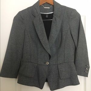 Grey Two Piece White House Black Market Suit