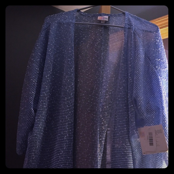 Blue 4th style  blue shine white! Nwt lularoe